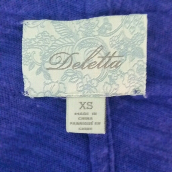 Anthropologie Deletta Top |sz XS - Picture 3 of 3